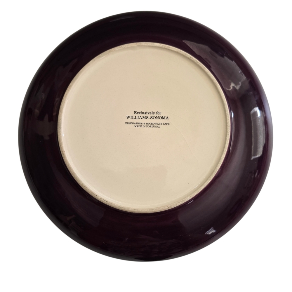 Williams Sonoma Artichoke Salad Plate Portugal Tuscan Botanical Decor - Picture 3 of 5